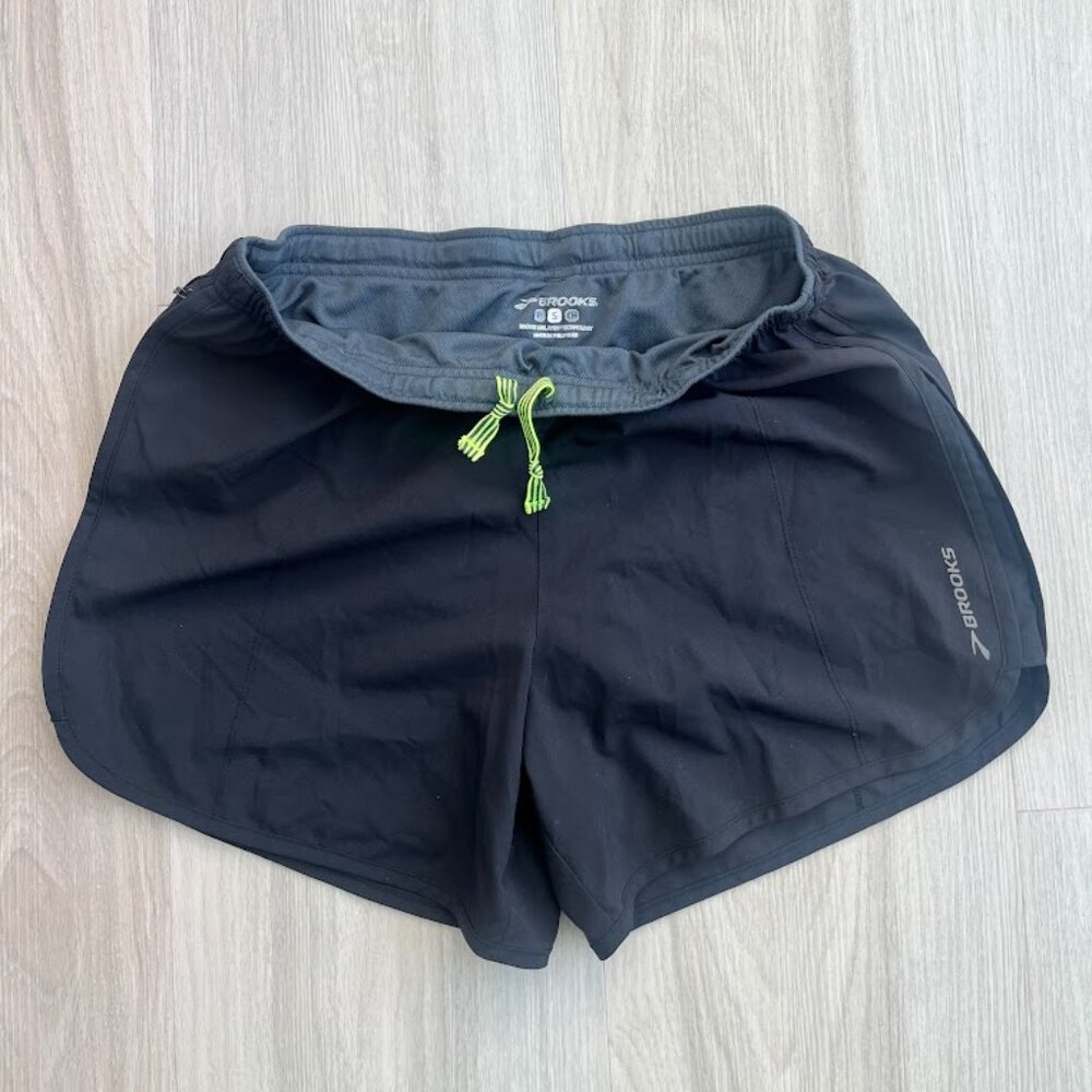 Women's Brooks Running Shorts - Black, Size Small